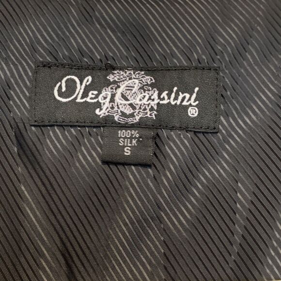 Oleg Cassini Mens Silk Tuxedo Vest Cherry Red Size Small 100% Silk - Picture 4 of 10